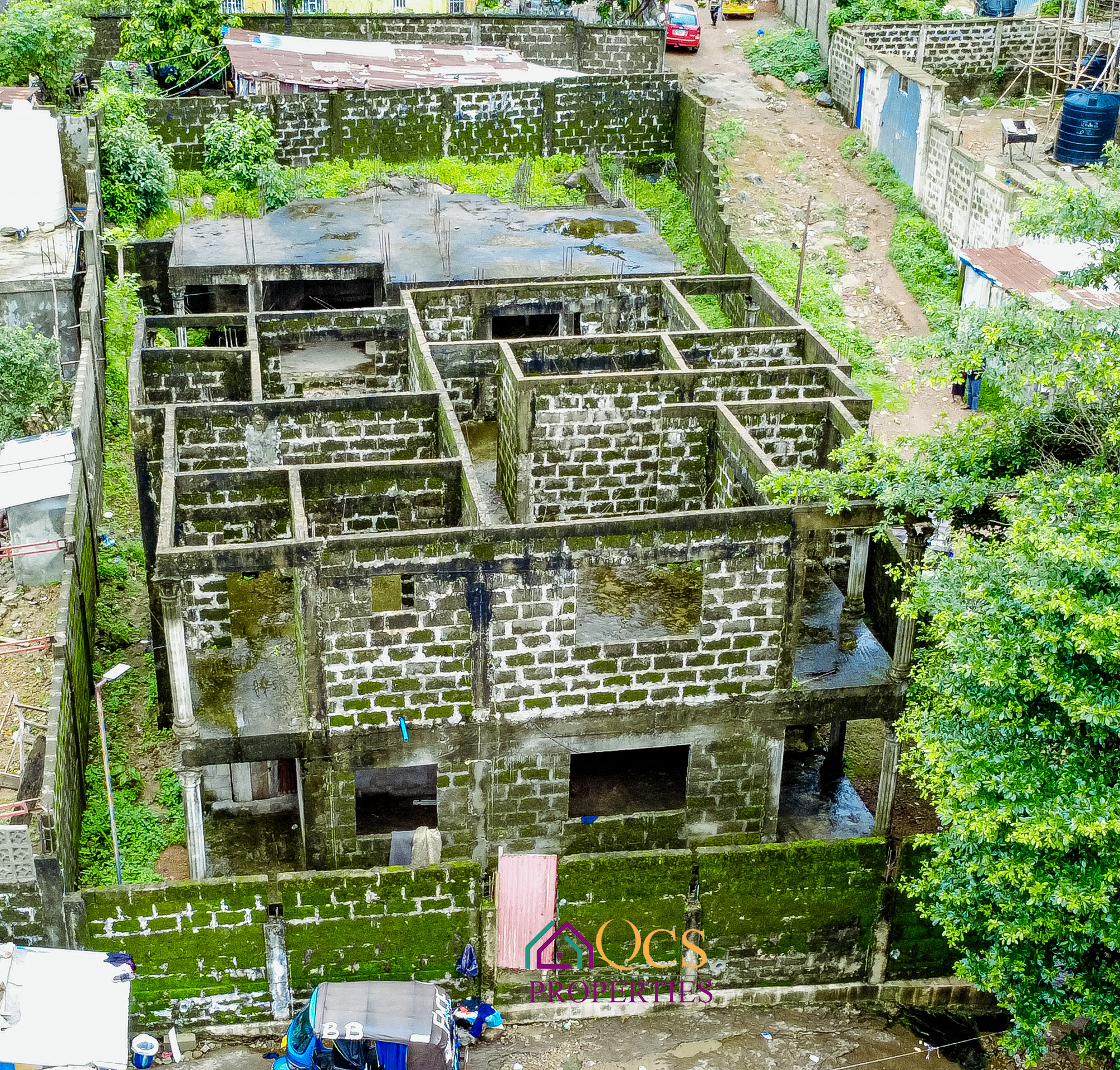 2 Unfinished Duplex Buildings for Sale Goodrich, Off  Peninsula Road Freeetown photo 2